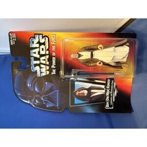 1995 Star Wars POTF Red Card Ben (Obi-Wan) Kenobi Kenner Figure #69576